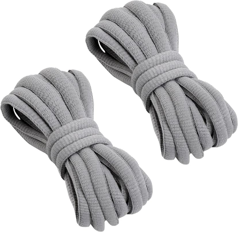 VSUDO Oval Trainer Laces for Trainers, Half Round Shoe Laces for Sneakers, Oval Sport Running Shoelaces for Trainers, Basketball Sneakers Shoelaces - 1