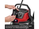 Einhell Water and dust vacuum cleaner TC-VC 3080 SACL (1150 W, capacity 220 mbar, tank 30 l, filtration class L, HEPA filter, filter cleaning, servo socket, with accessories) - 7