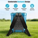 SideKing Pulvérisateur Électrique à Dos 16L, Pulvérisateur de Jardin Pression Réglable Jusqu’à 8,3 Bars, 2 Lances, Dossier Ergonomique, 5 Buses, Pulvérisateur Toiture Nettoyage Anti-Mousse & Façade - 5