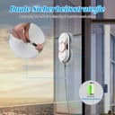 Robot Window Cleaner, 5600Pa Robot Glass Cleaner with Double Water Spray, 3 Cleaning Modes, Remote Control, Smart Navigation, Fall Protection & 8 Cloths, For Smooth Surfaces - 5