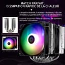 Thermalright Peerless Assassin 120 SE ARGB CPU Air Cooler, 6 Heatpipes CPU Cooler, Dual 120mm TL-C12C-S PWM Fan, Aluminium Heatsink Cover, AGHP, for AMD AM4 AM5/Intel 1700/1150/1151/1200 - 2