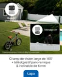 Tapo C645D Outdoor Wifi Camera Kit with Solar Panel, 2K Dual Lens, 360° Covers 2 Areas Together, Backup Battery, 10,000 mAh, Color Night Vision, Tracking/AI Detection, IP65 - 4