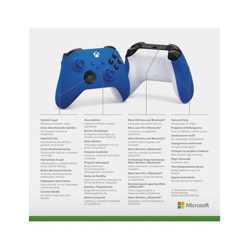 Xbox Wireless Controller – Shock Blue Series X|S, One, and Windows Devices - 6