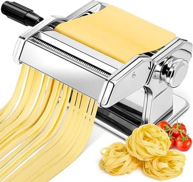YASHE Machine à Pâtes Manuelle, 7 Épaisseurs Réglables, M…