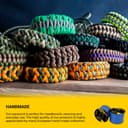 Paracord 4mm, 35+ Solid Colors (10m, 15m, 30m, 50m, 100m, 300m) | Ideal for Crafting, DIY, Camping, Survival, Outdoor | 100% Nylon Rope 4mm | Tactical Cord 550 Type III - 6