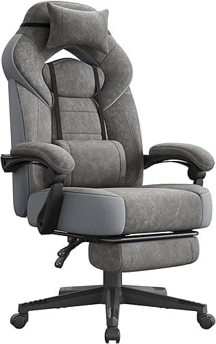 SONGMICS Chaise de Jeu, Chaise d'Ordinateur, Ergonomique,…