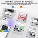 MONSGA Robot Aspirateur Laveur, 5000Pa Puissance, 180min Aspirateur Robot, 3.5L Sation Auto-vidage, LiDAR Navigation,Cartographie,Évitement d'Obstacles, pour Tapis et Poils d'animaux, App/Remote/Alexa - 5