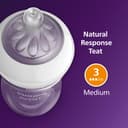 Philips Avent Natural Response Baby Bottle - 3 x 260ml Baby Milk Bottle for Newborns and Up, BPA Free, 1+ Months (Model SCY903/03) - 8