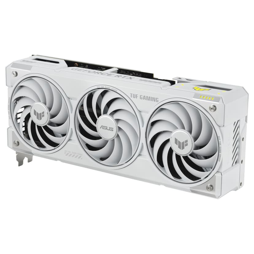 ASUS TUF Gaming GeForce RTX 5070 Ti 16GB GDDR7 White OC Edition Gaming Graphics Card (PCIe 5.0, HDMI/DP 2.1, 3.125 slot, military grade components, protective PCB coating, axial tech fans) - 9