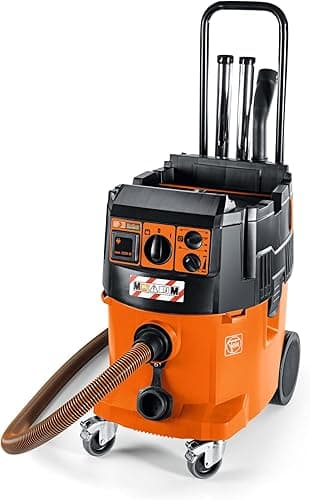 FEIN Dustex 35 MX AC 92032060000 Wet Vacuum Cleaner/Dry Vacuum Cleaner with Integrated Socket, 7.5 m Power Cable, 4 m Suction Hose and 35 Litre Container | 1380 W, 254 mbar