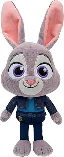 Zootrópolis Peluche Disney Judy Hopps 20 cm pour Enfants et collectionneurs Convient aux Enfants de 3 Ans et Plus