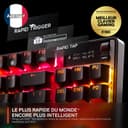 SteelSeries Apex Pro TKL Gen 3 - Clavier Gaming-HyperMagnetic - OmniPoint 3.0 - Actionnement Ajustable - Déclenchement Rapide-Préréglages prêts à Jouer - Toucher Rapide/SOCD - OLED -FR Layout AZERTY - 2