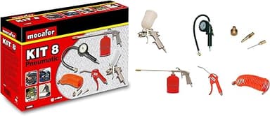 Mecafer 150098 Pneumatisches Zubehör im Set, 8 Stück, mit…