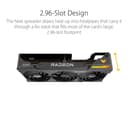 ASUS TUF Gaming TUF-RX7800XT-O16G-GAMING AMD Radeon RX 7800 XT 16 Go GDDR6 - 7