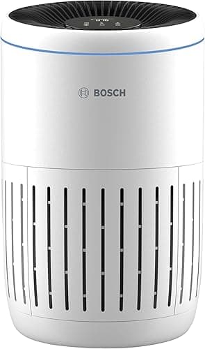 Bosch Air 2000 Air Purifier - Removes Pollutants, Includes Air Filter and Sleep Mode (< 25 dB(A)) - For Areas up to 37.5 m²- With Smart Sensor & Auto Mode - CADR: 180 m³/h