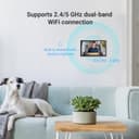 EZVIZ WiFi Video Door Phone Intercom System 1080P, 7'' Color Touch Monitor, Video Doorbell 2 Wire Peephole, Two-Way Talk, Remote Unlock, Two-Way Audio, Night Vision, Slim Design, CP5 - 7