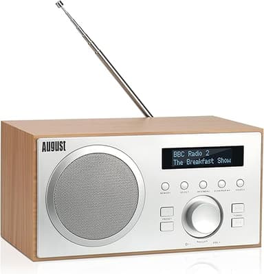 August MB420 - Radio Dab FM Bluetooth Bois Secteur - Radi…