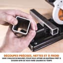 Evolution Power Tools Rage 4 Chop Saw 0˚-45˚ Mitre Angles Multi-Purpose Multi-Material Cutting Cuts Wood, Plastic, Metal & More, 3 Year Warranty Included & TCT Blade Included 185 mm (230 V) - 4