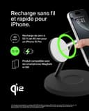 Belkin MagSafe 3 in 1 Wireless Charger, MagSafe Charging Station 15W Fast Charging for iPhone and AppleWatch, Charging AirPods Charging Station for iPhone 16, 15, 14, 13, Apple Watch, AirPods - 3