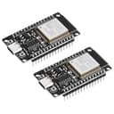 2 pieces ESP32 USB C with CH340 chip ESP32 NodeMCU ESP32 WROOM 32 development board ESP-WROOM-32, 2.4 GHz WiFi + Bluetooth microcontroller - 1