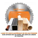 Evolution Power Tools Rage 4 Chop Saw 0˚-45˚ Mitre Angles Multi-Purpose Multi-Material Cutting Cuts Wood, Plastic, Metal & More, 3 Year Warranty Included & TCT Blade Included 185 mm (230 V) - 2