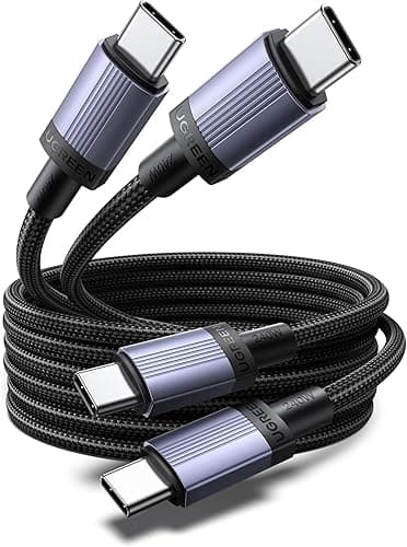 UGREEN Lot de 2 Câble USB C vers USB C PD 3.1 5A 48V 240W…
