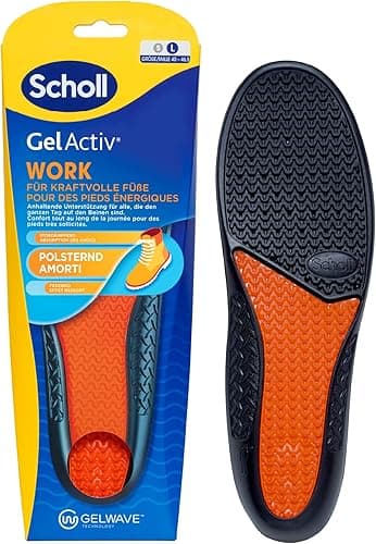 Scholl Gel Activ Work Semelles pour homme Taille 40-46,5