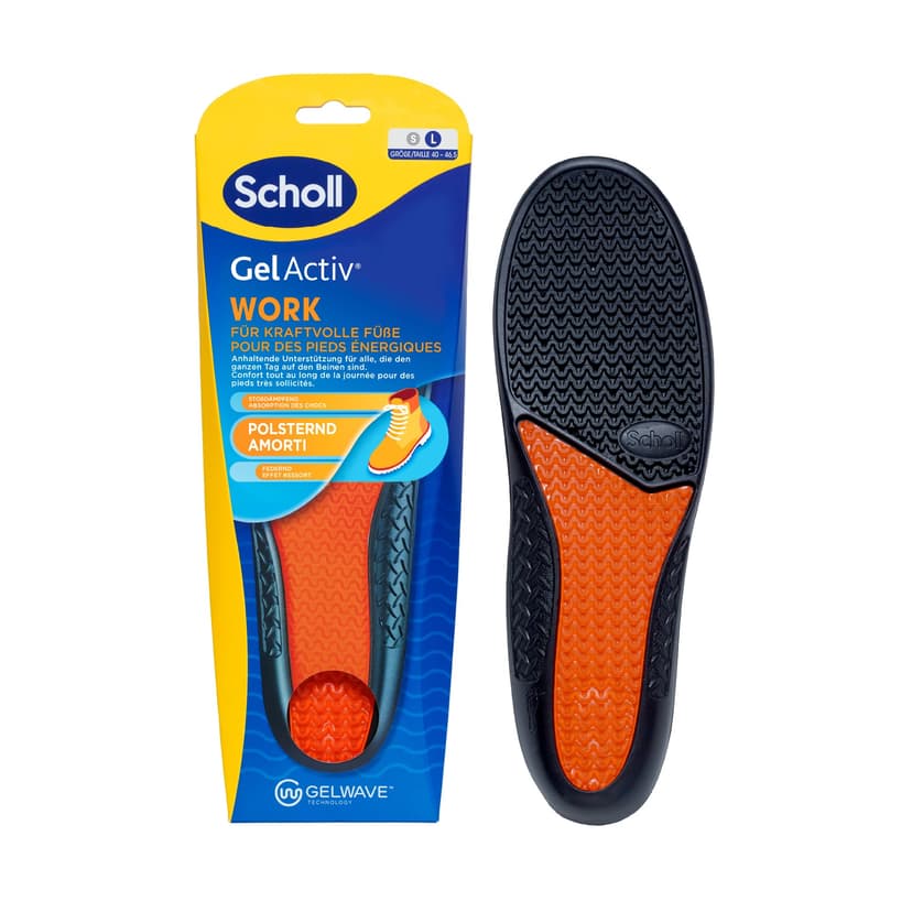 Scholl Gel Activ Work Semelles pour homme Taille 40-46,5 - 1