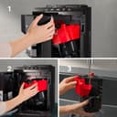 Coffee machine EQ500 classic claver lacquer black, black, water tank - 5