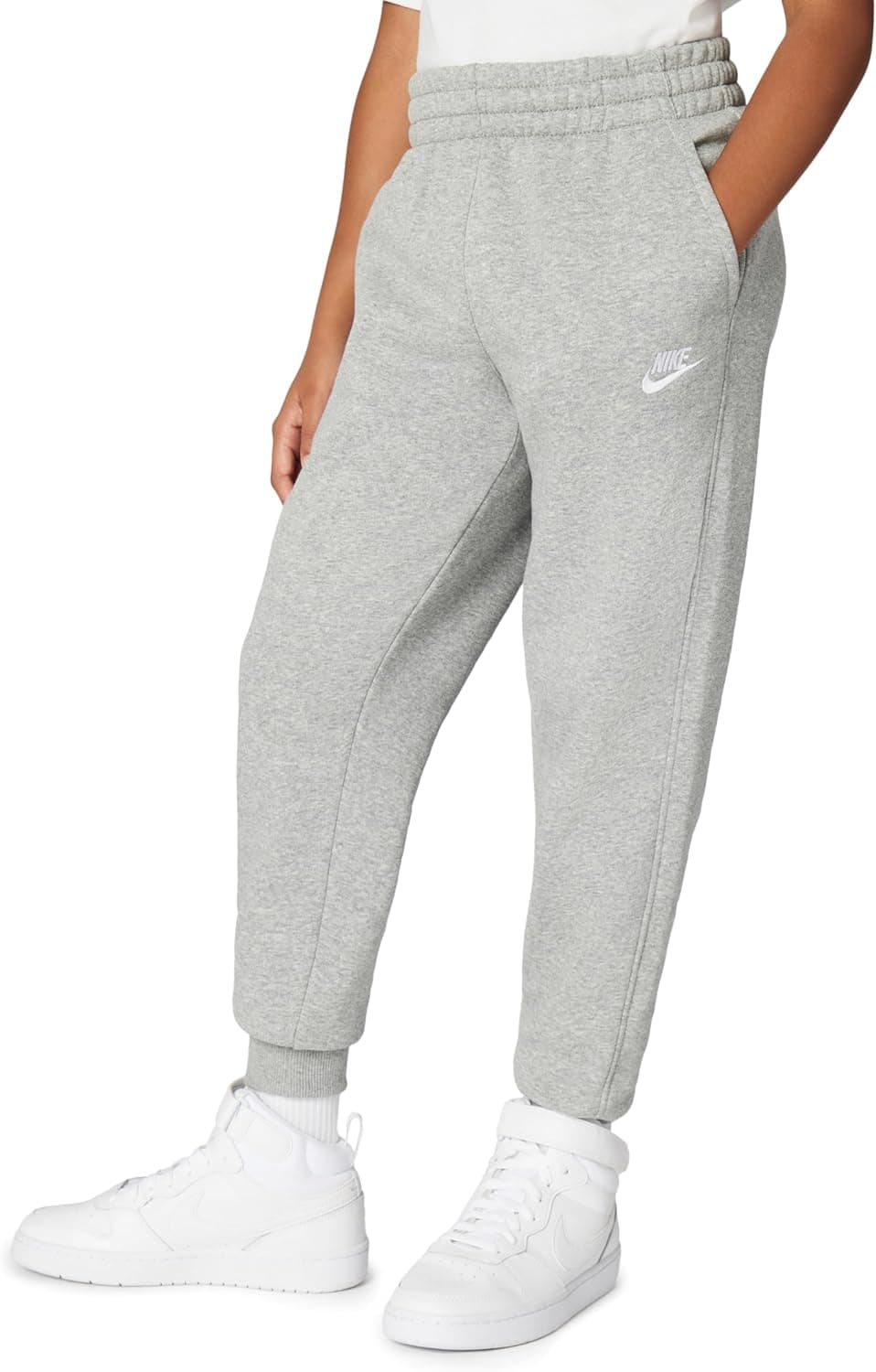 NIKE K NSW Club FLC JGGR LBR Pants Grey