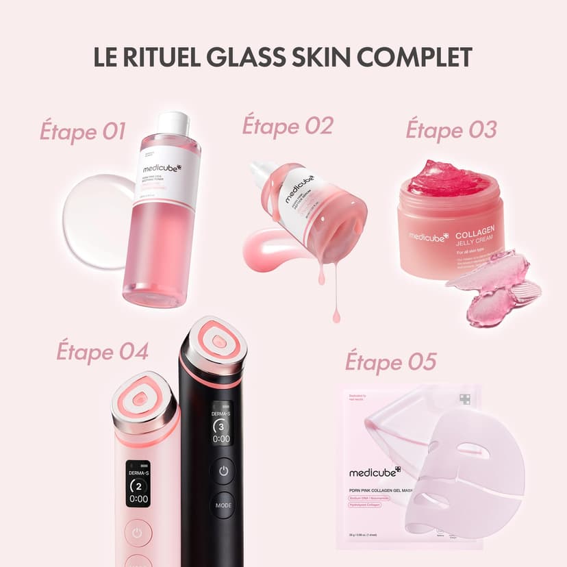 medicube Sérum Con Péptido Rosa Salmon Dna Pdrn, Sérum Pink Glow, Péptido, Niacinamida, Hidratante Y Reafirmante, 1,01 Fl.Oz. (1,01 Fl.Oz., Salmon Dna Pdrn) - 7