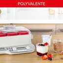 Tefal YY5425FB Multi Delices Express, Yogurt Maker, 6 Jars, Red, Yogurt at Home, 5 Automatic Programs, Milk Desserts, Curd and Soft Desserts, 140 ml Jars, 100% BPA Free, YY5425FB - 4
