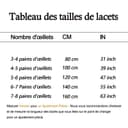 Puzeam Lacets Ovales de Sport [ 2 Paires ] lacets de Chaussures Demi Ronds les Course de Baskets de Running - Largeur 6 mm,16 couleurs au Choix Blanc 120 - 6