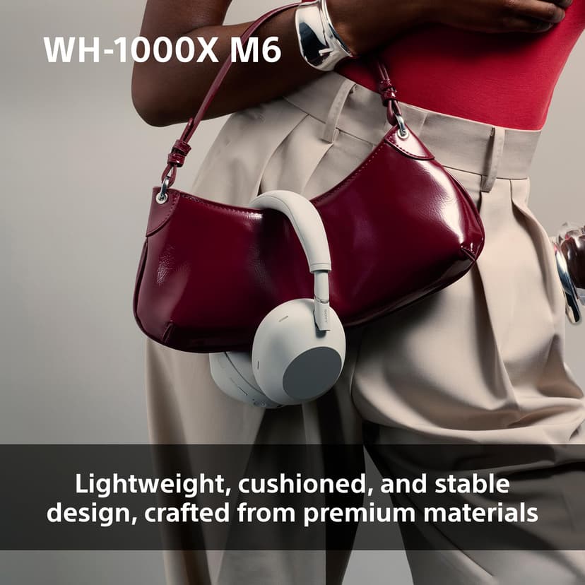 SONY WH-1000XM6 Flagship Noise Cancelling Over-Ear Wireless Bluetooth Headphones, Signature Hi-Res Sound, Comfort, Foldable Design, Durable Case, 30 HR Battery NC On, iOS & Android – Midnight Blue - 7