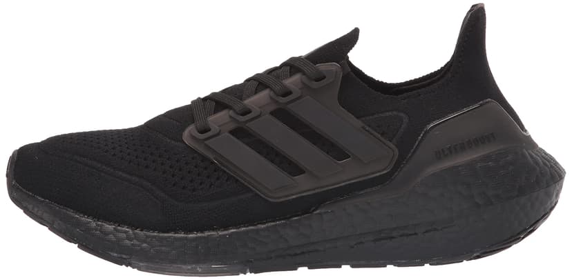adidas Men's Ultraboost 21 Running Shoes, Black/Black/Black, 8 - 1