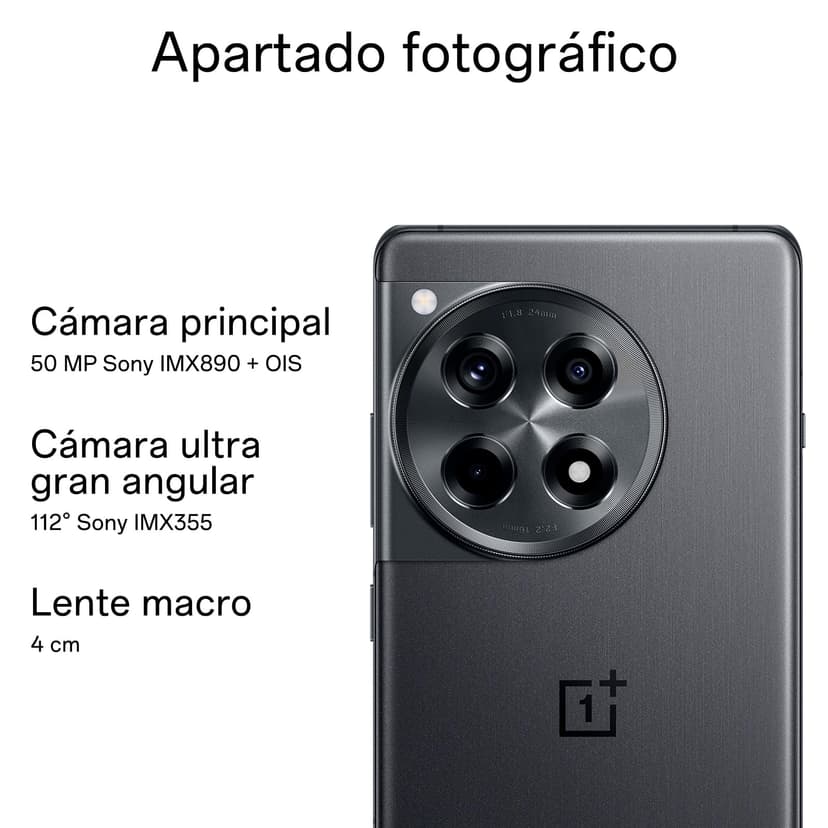 OnePlus 12R 256GB Grey 6.8" 5G EU (16GB) Android - 5