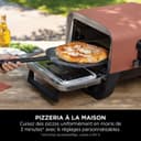 Ninja Woodfire Four à pizza extérieur électrique 8-en-1, rotissoire & fumoir barbecue avec grille, plaque pro-heat, pierre à pizza, granulés de bois et pelle, 6 réglages, orange foncé OO101EU - 7