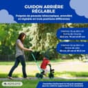 Mobiclinic®, 5-in-1 Tricycle, Balance bike, Chase, Evolutive, Ages 1-5, Adjustable Handlebar and Seat, Ultralight, Toddler bike, Easy Assembly, Puncture-Proof Wheels, Up to 25 kg, Bottle Holder (Blue) - 4