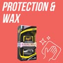 Meguiar's Ultimate Liquid Wax 473ml, Improved Liquid Car Wax Formula for Durable Protection that Shines, Premium Towel and Applicator Pad Car Accessories Included - G210516EU - 2