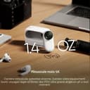 Insta360 GO 3S 64GB Arctic White - 4K Tiny Portable Vlogging Camera, Hands-Free POVs, Mount Anywhere, Stabilization, 140 Min Battery Life, 10m Waterproof, AI Editing, For Vlog, Travel, Outdoor - 2