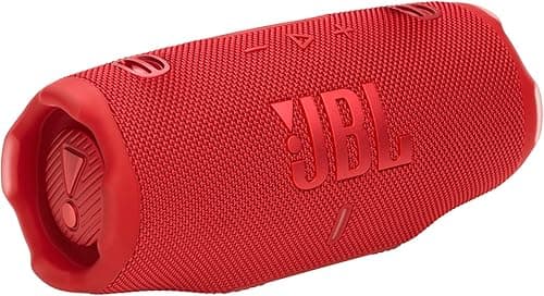 JBL Charge 6, Wireless Portable Bluetooth Speaker, 28 Hours of Playtime, IP68 Waterproof, Dustproof and Drop-Proof, Pro Sound with AI Sound Boost, Auracast Multi-Speaker Connection, Red