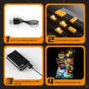 LIGHTAILING Light For Lego-71837 NINJAGO City-Workshops - Led Lighting Kit Compatible With Lego Building Blocks Model - NOT Included The Model Set - 4