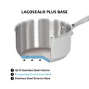 Lagostina Smart Set Battery Pack of 9, Metal, Silver, 22 cm - 3