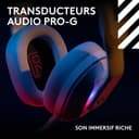 Logitech G Astro A20 X LIGHTSPEED Wireless Gaming Headset for PS5, Xbox, Nintendo Switch/Switch 2, PC with 2-system PLAYSYNC Audio, Bluetooth, LIGHTSYNC RGB, and 48 kHz Boom Mic - White - 8