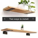 MLOQI 6pcs Shelf Carrier Shelf Bracket, White Shelf Holder of Steel Industrial Shelf Support 20cm - 4