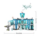 LEGO City Airport with Airplane Toy - Miniature Model Kit w/Terminal, Plane, Tug Car, Bridge, 9 Minifigures & Accessories - Birthday Gift Idea for 8+ Year Old Boys - 60502 - 8