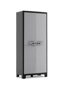 Keter Titan High Indoor Garage Utility Multi purpose Cabinet - Black-Grey - 1