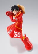 TAMASHII NATIONS S.H. Figuarts One Piece Monkey D. Luffy - Miraishima Egg Head - Approx. 5.9 inches (150 mm), PVC & ABS Pre-Painted Action Figure - 3