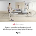Dyson V8 Absolute Aspirateur sans Fil, 115 AW, Jusqu’à 40 Min d’autonomie, Brosse Motorbar Anti-enchevêtrement, élimine Les Poils d’Animaux, tête Fluffy, aspirateur à Main et Sol - 2