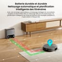 Lefant M350 Robot Aspirateur Laveur avec Station, 3 en 1, 6000Pa, Vidange Automatique, Zones Virtuelles, Navigation Laser avec Cartographie, Idéal pour Les Sols,Tapis Poils d'animaux, WiFi/Alexa/App - 8